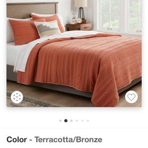 Threshold Terracotta Quilt Set